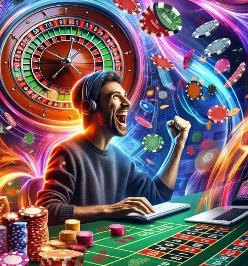 Tampilan permainan live casino dengan dealer profesional di udintoto
